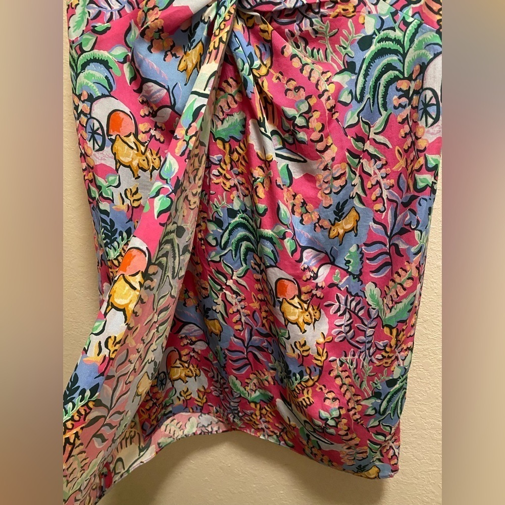 J. McLaughlin Blakely Freshfield Floral Maxi Skirt Size 4 - Picture 5 of 10